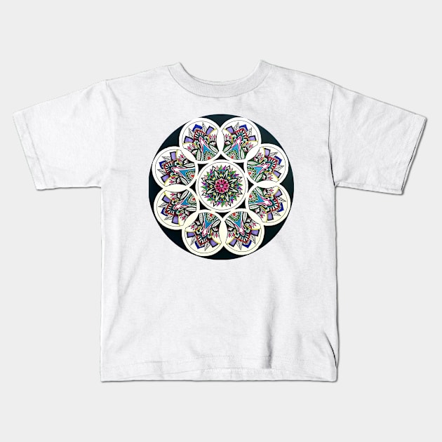 Mandala Kids T-Shirt by Art by Rory 